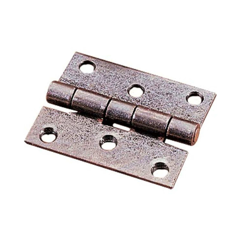 Steel Cabinet Hinge - Antique Bronze - Pair - Size:2-1/2" x 2"